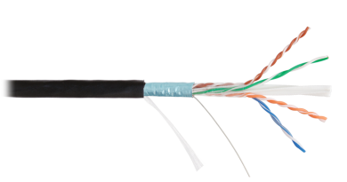 Кабель NIKOLAN F/UTP 4 пары, Кат.6 (Класс E) PE 305м