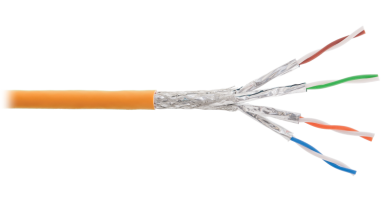 Кабель NIKOLAN S/FTP 4 пары, Кат.6a (Класс Ea) 100м