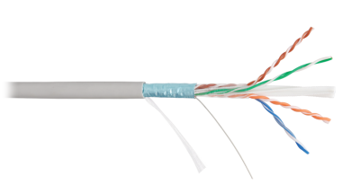 Кабель NIKOLAN F/UTP 4 пары, Кат.6 (Класс E) PVC 305м