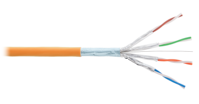 Кабель NIKOLAN F/FTP 4 пары, Кат.6 (Класс E) LSZH 305м 