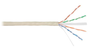 Кабель NIKOLAN U/UTP 4 пары, Кат.6 (Класс E) PVC 305м