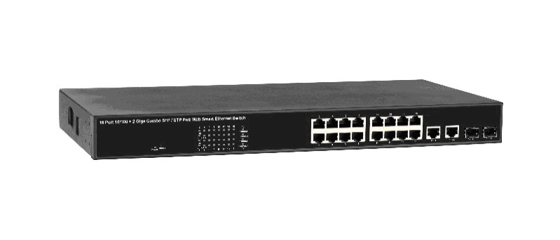 SW-61622/MB Управляемый PoE коммутатор Fast Ethernet на 16 портов 